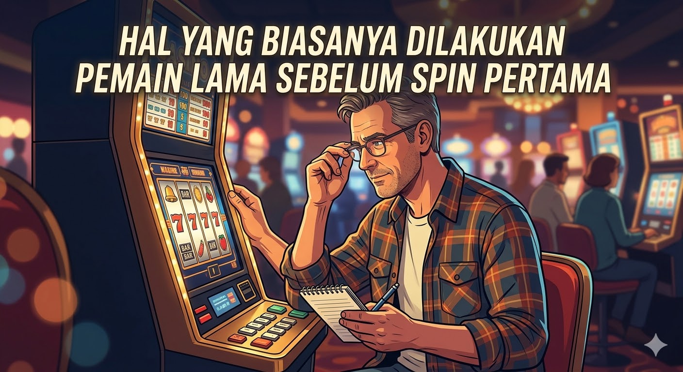 kebiasaan pemain slot sebelum spin
